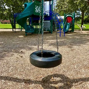 I love the tire swing
