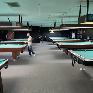 billiards and pool tables