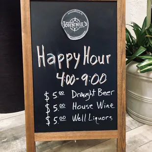 Happy Hour 4-9pm every day!