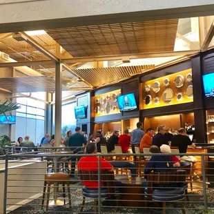 the inside of the restaurant