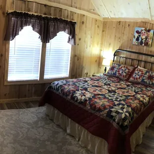 One of our furnished country cabins available for extended stay rental