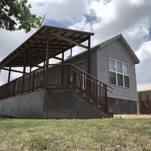 Cabin 2 is a fully furnished one bedroom cabin for extended stay rental! All bills paid, WiFi and cable included!