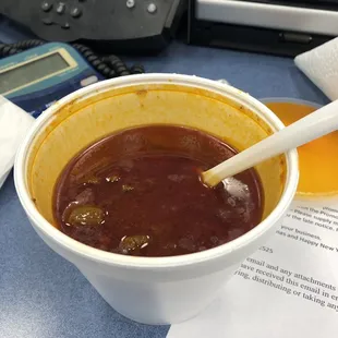 I wouldn&apos;t order the chili.  It&apos;s basically oil+ meat.