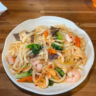 Combination Spicy Yakiudon