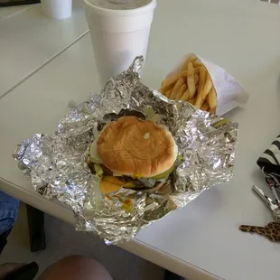 The burger special