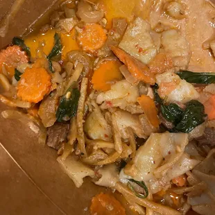 &quot;drunken noodles&quot;