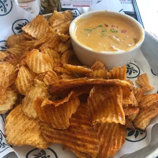 Chicken & Pimento Cheese Queso