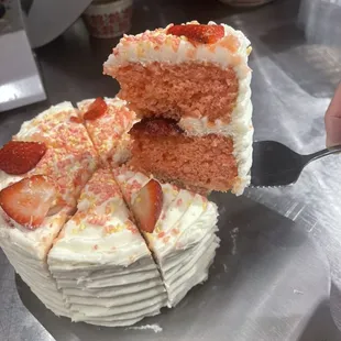 Strawberry cake