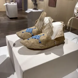 Beaded moccasins