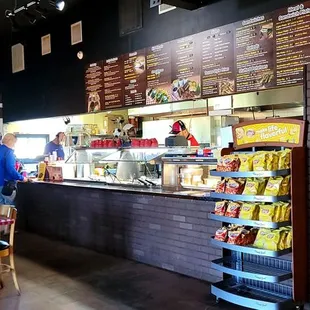 the interior of a restaurant