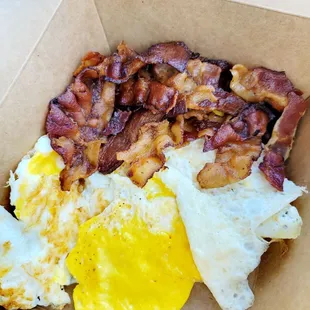 Eggs and bacon