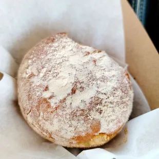 Apple pie filled doughnut