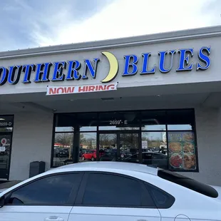 the front of the store