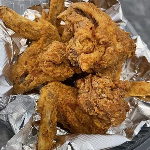 Fried Chicken Wing Dinner