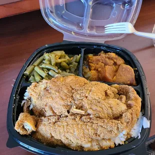 WHITING,  STRING BEANS,  YAMS