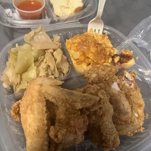 Fried Chicken Wing Dinner