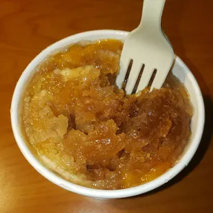 Peach cobbler