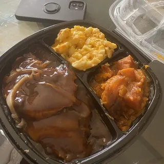 Fried Smothered Pork Chop Lunch (1 CHOP)