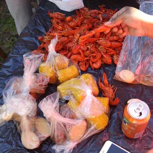 The best boiled crawfish &amp; shrimp I've had in LA. Spiced just right. Great service and there was minimal wait even though they were busy.