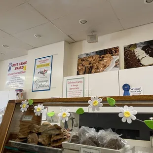 a display of a variety of pastries