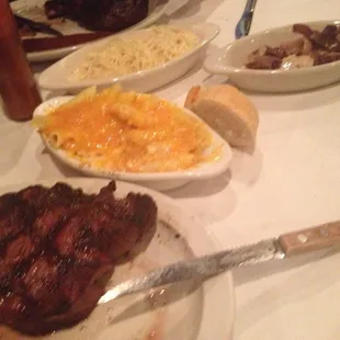 20oz John Wayne steak.  The name says it all. Cooked to perfection is an understatement. It was a really good steak.