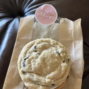 Chocolate Chip Cookie sandwich