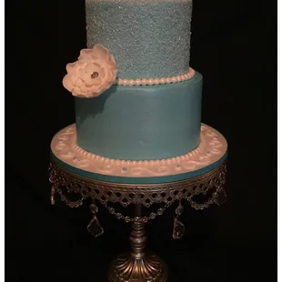 a three tiered cake