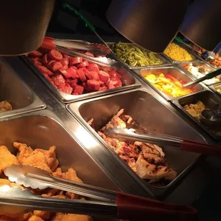  a variety of food items