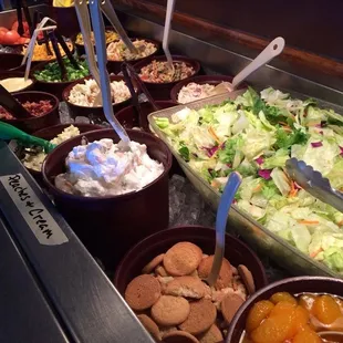  a salad bar