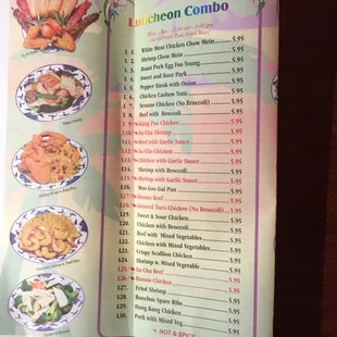 Lunch Menu