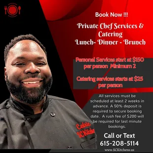 Call now to lock in 2025 dates!!!