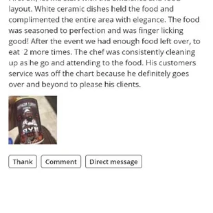 Yelp review
