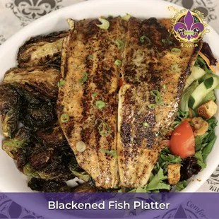 Blackened Fish Platter!