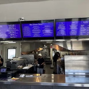 The menu. And they have a drive thru.