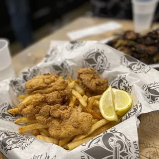 Oysters w/ Cajun Fries