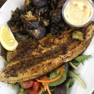 Blackened Fish Platter