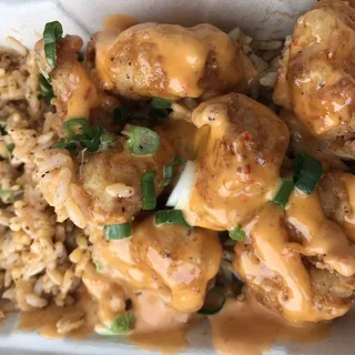 Blackened Shrimp with Seasoned Rice