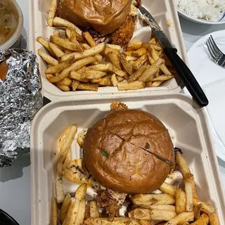 Who Dat Chicken Sandwich