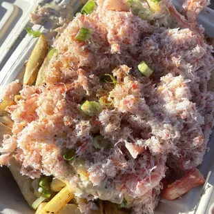 Cajun crab fries
