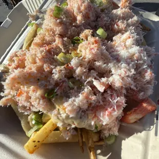 Cajun crab fries
