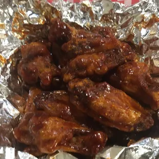Honey Cajun BBQ wings