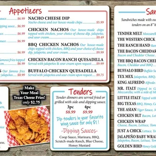 Current Menu 2021-2
