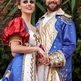 Mardi Gras King and Queen