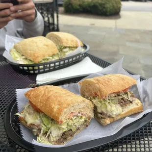 Steak and Cheese Sandwich, Nana&apos;s Chicken Salad