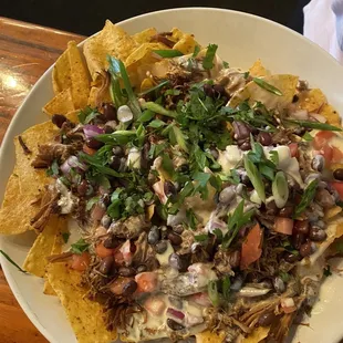 Pulled pork nachos
