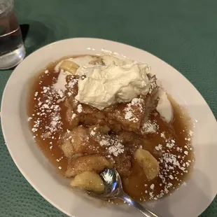 Banana Foster Bread pudding