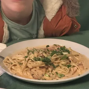 Creole Fettuccine Alfredo