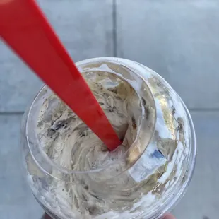 Biscoff concrete with Oreos