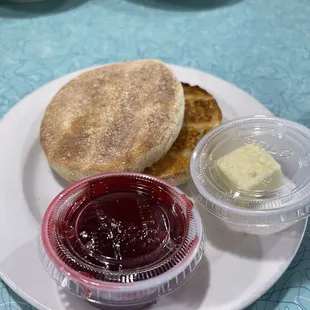 English muffin and biscuits