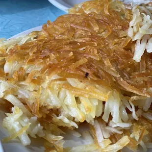 The Best! Crispy Huge plate of Hash Browns.